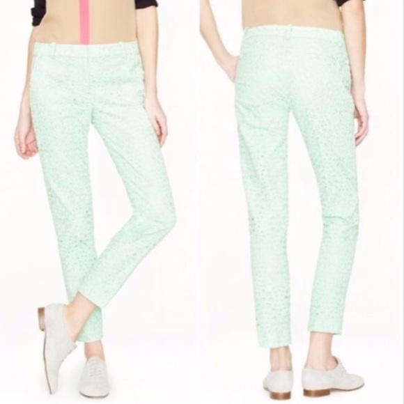 J. Crew eyelet cafe capri - Picture 2 of 8